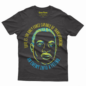 “Love is the only force capable of transforming an enemy into a friend.”  MLK Kid TEES freeshipping - Aarondavoe