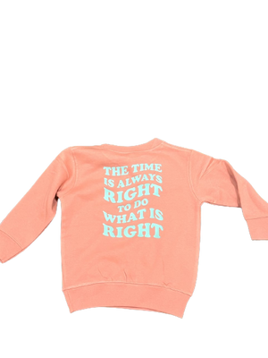 The time is always right to do whats Right Sweater